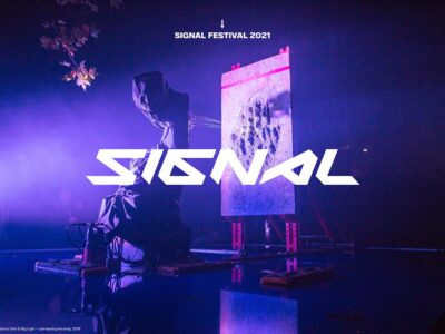 Das Signal Festival begeistert das Publikum durch seine modernen Technologien. Foto: Signal Festival (Frederic Dias & Big Light – I am leaving the body, 2019)