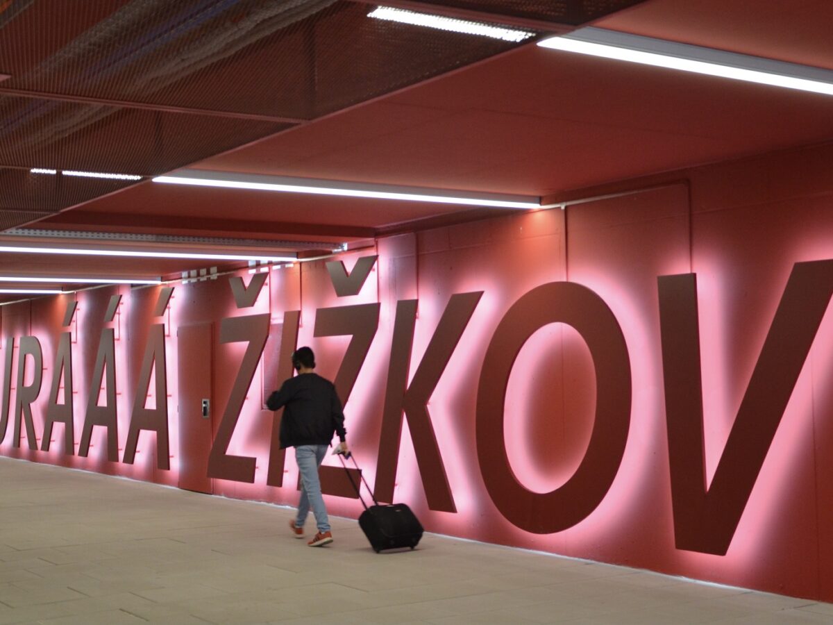 Der neue Tunnel verbindet den Prager Hauptbahnhof mit dem Stadtteil Žižkov. Foto: Anna Treutlein