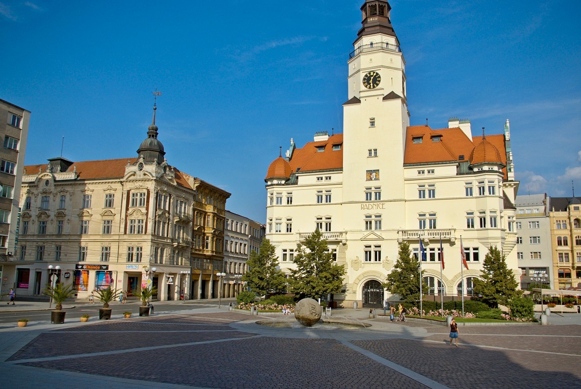 Das Troppauer Rathaus. Foto: archiv města Opavy, Opava Horni namesti, CC BY 3.0