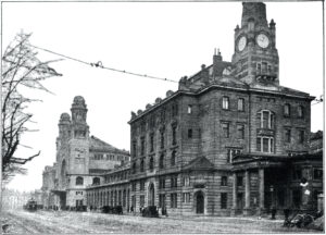 Der damalige Kaiser-Franz-Joseph-Bahnhof vor ca. 100 Jahren. Foto: Wikipedia/ als gemeinfrei gekennzeichnet