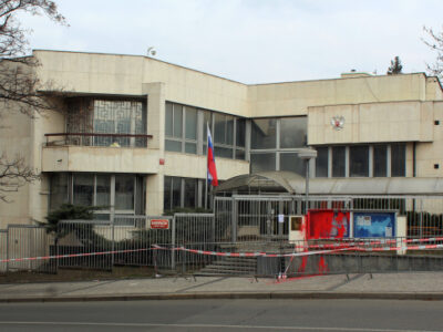 Das Konsulatsgebäude der Russischen Botschaft in der Korunovační-Straße. Foto: ČTK/Ruml Miloš