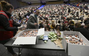 Das Prager Kongresszentrum dient als zentrale Anlaufstelle für Geflüchtete aus der Ukraine. Foto: ČTK/Krumphanzl Michal