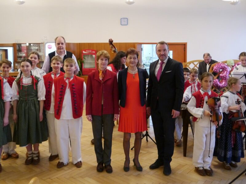Auch LV-Präsident Martin H. Dzingel war bei der Jubiläumsfeier zu Gast. Foto: Hana Slížová
