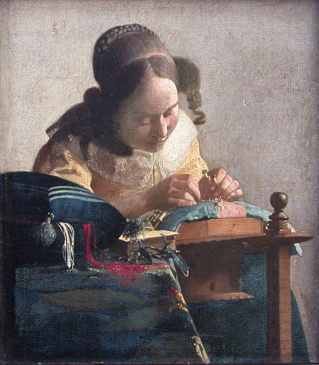 Die Spitzenklöpplerin (Jan Vermeer).. Foto: Wikimedia Commons/ gemeinfrei