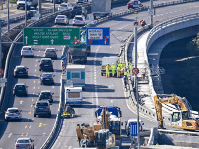 Die Bauarbeiten an der Barrandov-Brücke haben begonnen. Foto: ČTK/Šimánek Vít