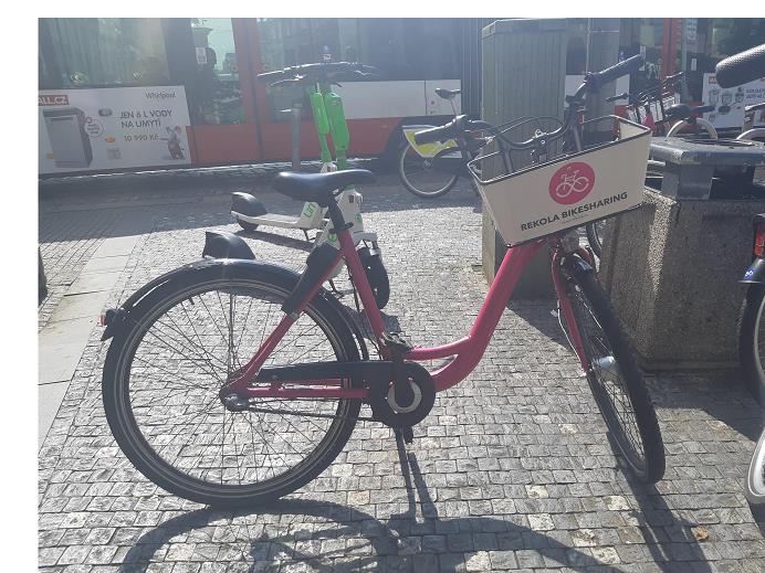 Bikesharing Angebote werden in Prag immer populärer. Foto: Madeleine Eisenbarth