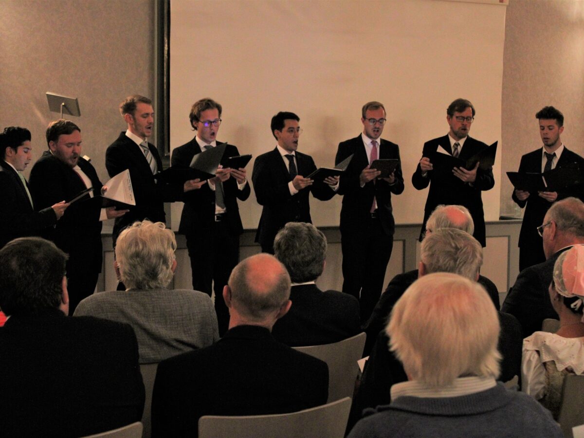 Das Renner Ensemble verzauberte das Publikum mit deutschen und tschechischen Kompositionen von Mendels Ordensbruder Křížkovský. Foto: Tobias Eisch
