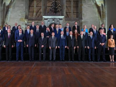 Staats- und Regierungschef beim ersten Treffen der Europäischen Politischen Gemeinschaft in Prag. Foto: Twitter/ EU2022_CZ