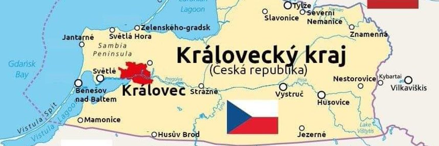 Die fiktive Annexion des Gebiets Kaliningrad durch Tschechien war eine beißende Satire auf die russischen Scheinreferenden in der Ukraine. Der Hype um die neue Exklave erfasste einige Tage ganz Tschechien und schaffte es sogar bis in die seriösen Medien. Foto: Twitter/Královec https://twitter.com/KralovecCzechia