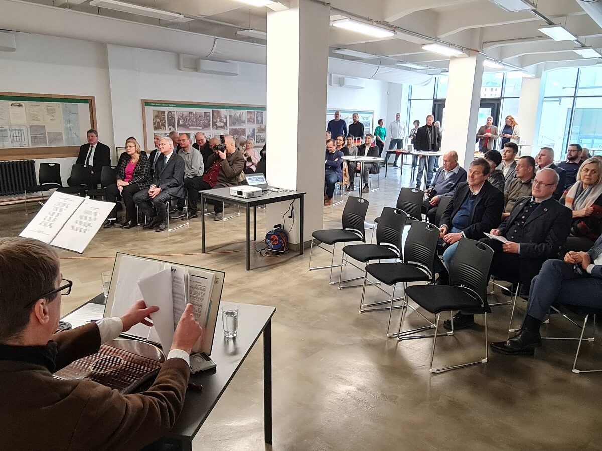 Bei der Eröff nungsfeier am 1. Dezember. Foto: Richard Šulko
