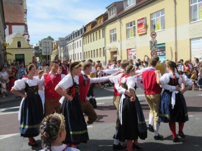 Schönhengster Tanzgruppe beim Ernte- und Bierfest