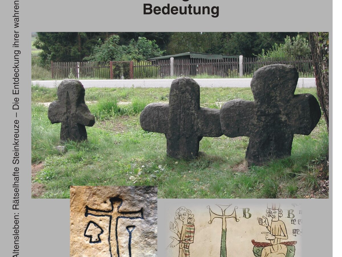 Stephan Altensleben, Rätselhafte Steinkreuze - Die Entdeckung ihrer wahren Bedeutung. Eine rechtsarchäologische Untersuchung, Band 105 der Reihe „Beiträge zur Ur- und Früh-geschichte Mitteleuropas“ Langenweißbach/Erzgeb. 2023, ISBN 978-3-95741-194-5, Verlag Beier & Beran, Langenweißbach/Erzgeb. Format DIN A 4, 379 Seiten, 493 Abbildungen, 31 Kartenausschnitte und eine Beilagenkarte, Preis 49,00 €.