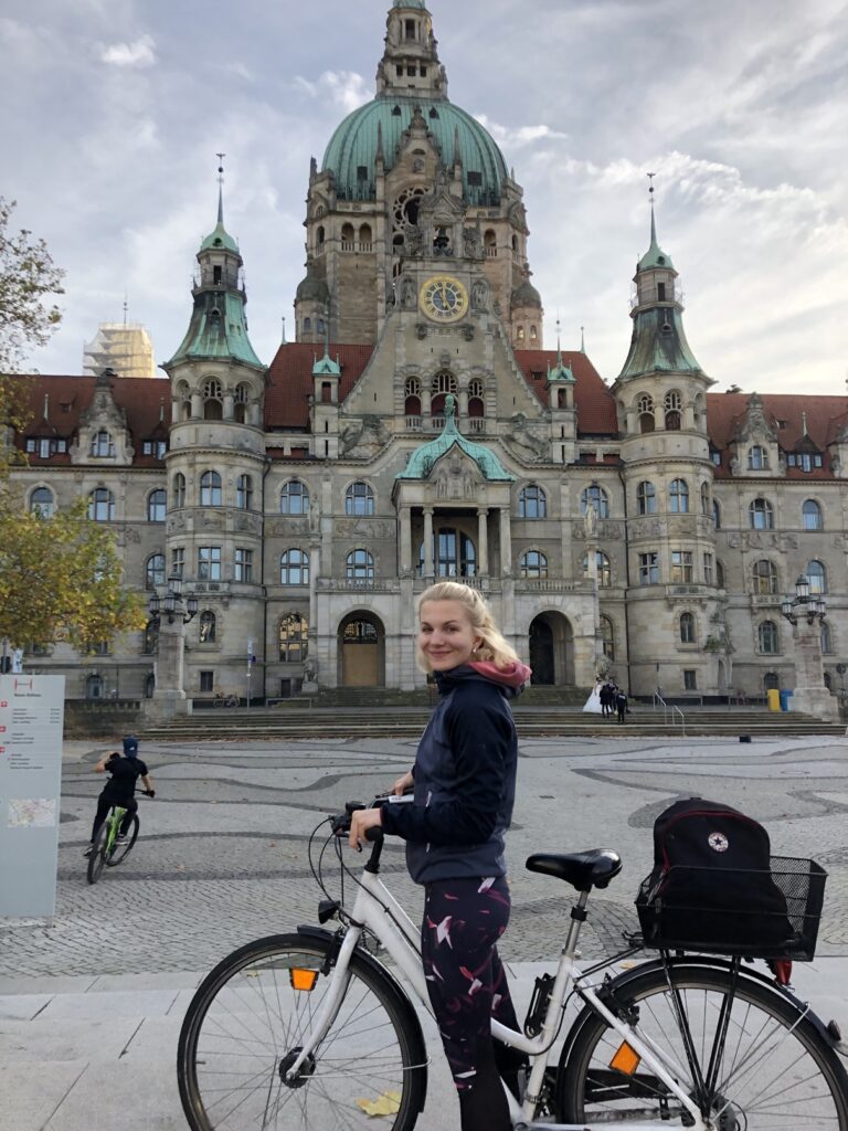 Überall in Hannover mit dem Fahrrad unterwegs, September 2019. Foto: privat