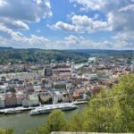 Ausblick auf die Stadt Passau von der Veste Oberhaus. Foto: Eliška Kordová