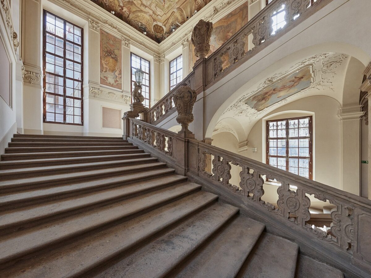 Das Palais Clam-Gallas: Der ehemalige barocke Stadtsitz der Familie Clam-Gallas in der Prager Altstadt öffnet - neben vielen weiteren Orten - im Rahmen des “Open House Festivals” seine Türen für die Öffentlichkeit. Foto: Open House Festival