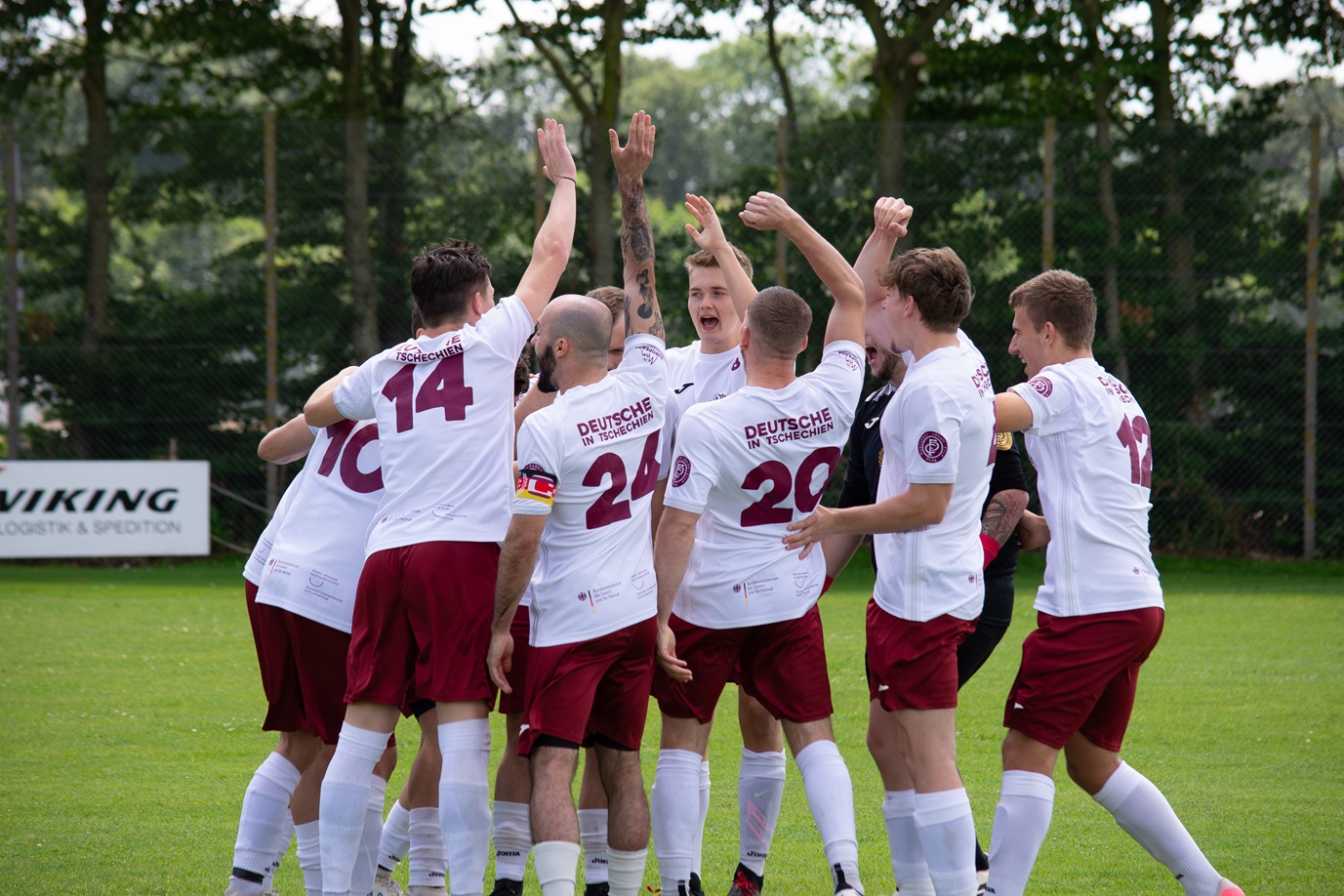 Bei der EUROPEADA, der Fußball-Europameisterschaft der nationalen Minderheiten, belegte die Auswahl der deutschen Minderheit aus Tschechien den 14. Platz. Foto: Alžběta Bartáková