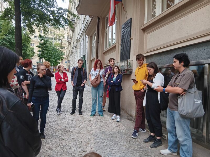 Die Projektgruppe in Prag. Foto: Tereza Štěpková