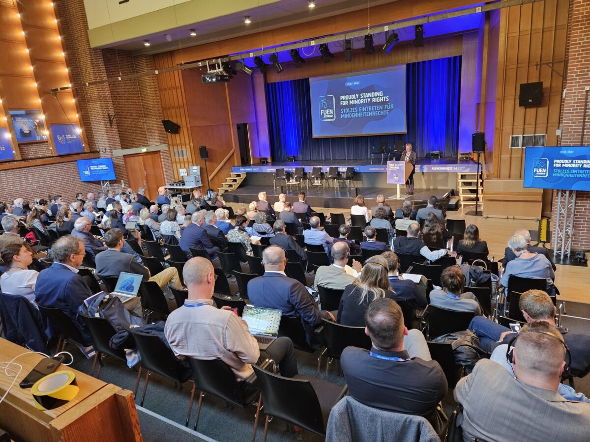 In diesem Jahr trafen sich nationale Minderheiten aus ganz Europa zum FUEN-Kongress im nordfriesischen Husum. Foto: Richard Neugebauer