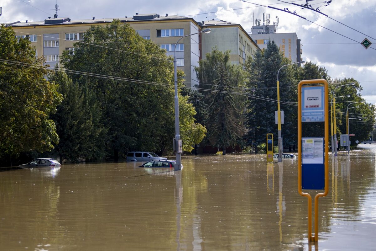 Besonders vom Hochwasser betroffenen: Der Troppauer Stadtteil Kathrein (Kateřinky) (Foto vom 15. September 2024). Foto: Jan Handrejch / Právo / Profimedia