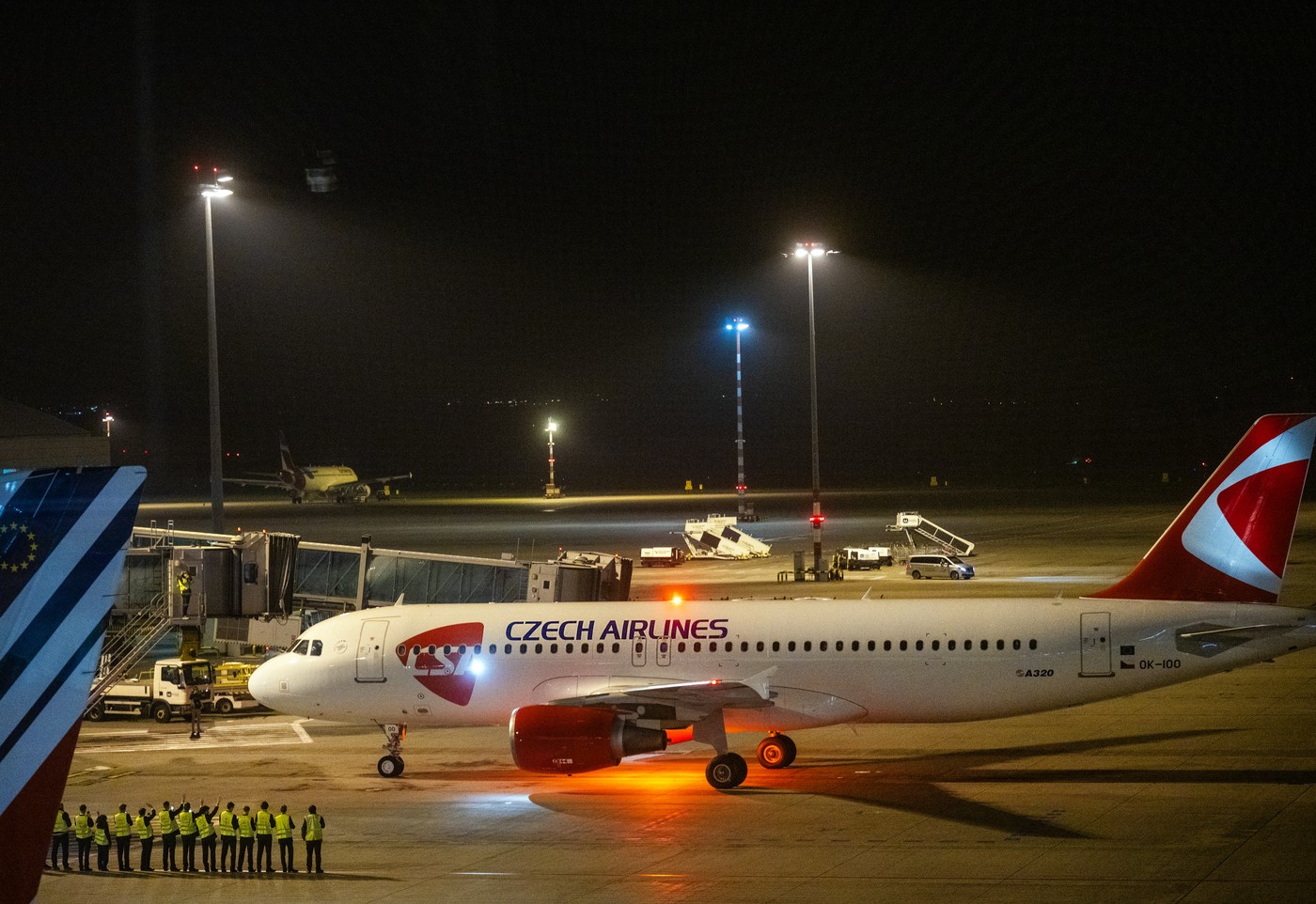 Ende einer Ära: Am Samstag landete in Prag der letzte Linienflug der Czech Airlines (ČSA). Die 101 Jahre alte Fluggesellschaft wird von Smartwings übernommen. Foto: ČTK / Říhová Michaela