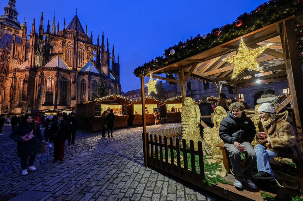 Weihnachtsmarkt auf der Prager Burg. Foto: ČTK / Šimánek Vít