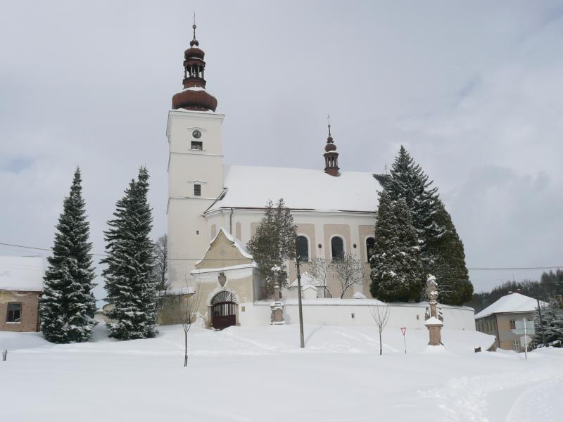 Schon mit ihren Großeltern ging Irene Kunc Weihnachten in die St.-Nikolaus-Kirche in Reichenau (Rychnov na Moravě).