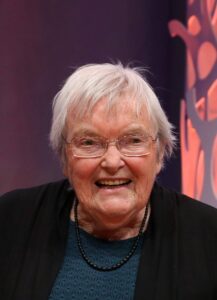 Ein Portrait von Gudrun Pausewang.