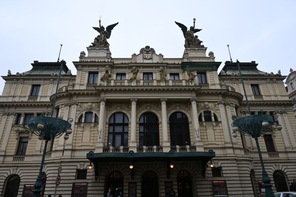 Das Theater in Vinohrady.