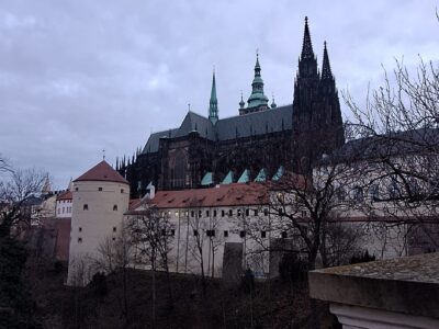 Aussicht auf die Prager Burg von der Nordseite. Foto: Tim Dantes