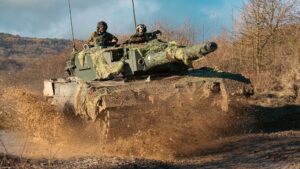 Symbolfoto: Training der Tschechischen Armee mit einem Leopard-Panzer. Foto: Ministerstvo obrany