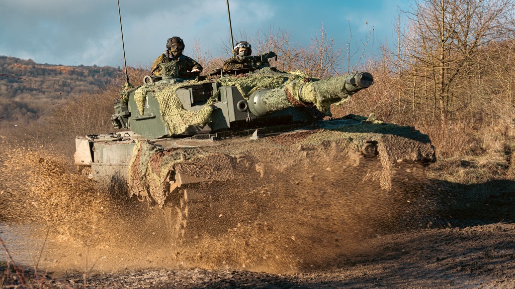 Symbolfoto: Training der Tschechischen Armee mit einem Leopard-Panzer. Foto: Ministerstvo obrany