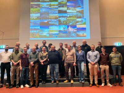 Die Fotografen des "ŠumaWald – Ein Gebirge, zwei Namen" Fotoprojekts.