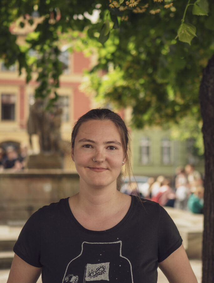 Nele Steiling ist Teilnehmerin am Programm „Ein Jahr an der Grenze" des Deutsch-Tschechischen Zukunftsfonds. Foto: Ein Jahr an der Grenze - Ein Programm des Deutsch-Tschechischen Zukunftsfonds.