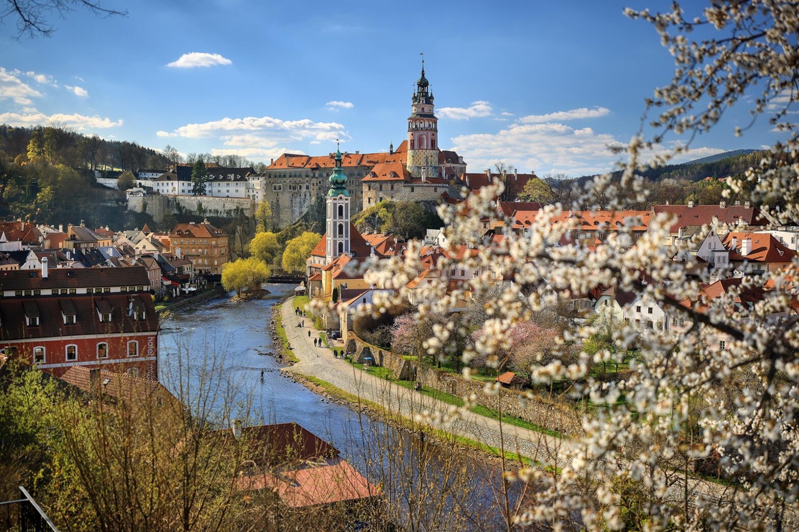 Am Samstag, den 5. April, öffnen die Burgen und Schlösser in Tschechien wieder ihre Pforten. Im Bild: Böhmisch Krummau (Český Krumlov). Foto: Archiv NPÚ/ fotgrafie Libora Sváčka