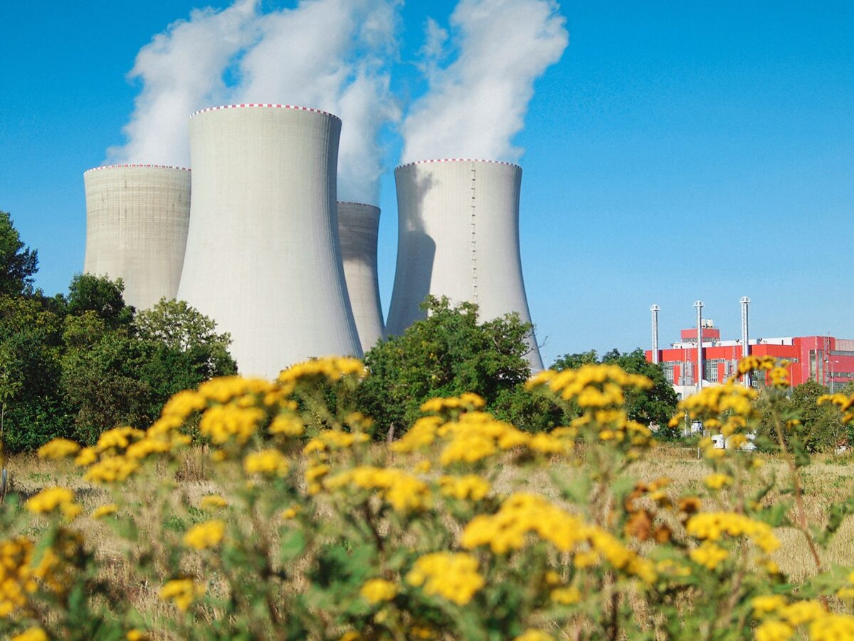 Illustrationsfoto: Das Atomkraftwerk Temelin. Nahe der sächischen Grenze könnte ein weiteres neues Atomkraftwerk entstehen, so plant es die tschechische Gesellschaft ČEZ. Foto: ČEZ