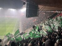 Im Klokani-Gästeblock bei Slavia Prag. Foto: Egbert Pietsch