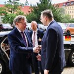 Der deutsche Bundesaußenminister Johann Wadephul besuchte am Montag seinen tschechischen Amtskollegen Jan Lipavský.