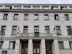 Gebäude des tschechischen Finanzministeriums in Prag