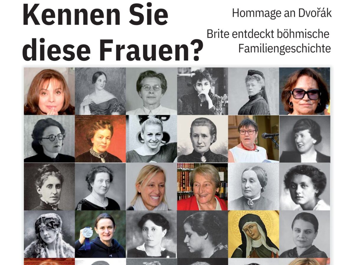 LandesEcho Titelblatt der Ausgabe 09/25: „Kennen Sie diese Frauen?“