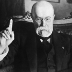 Tomáš Garrigue Masaryk – erster Präsident der Tschechoslowakei und Symbol für demokratische Werte und humanistisches Denken.