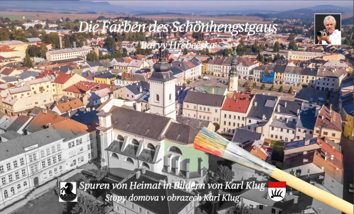 Karl Klugs Bildband „Die Farben des Schönhengstgaus“ kommt in einem besonderen Querformat daher. Foto: Schönhengster Heimatbund e. V.