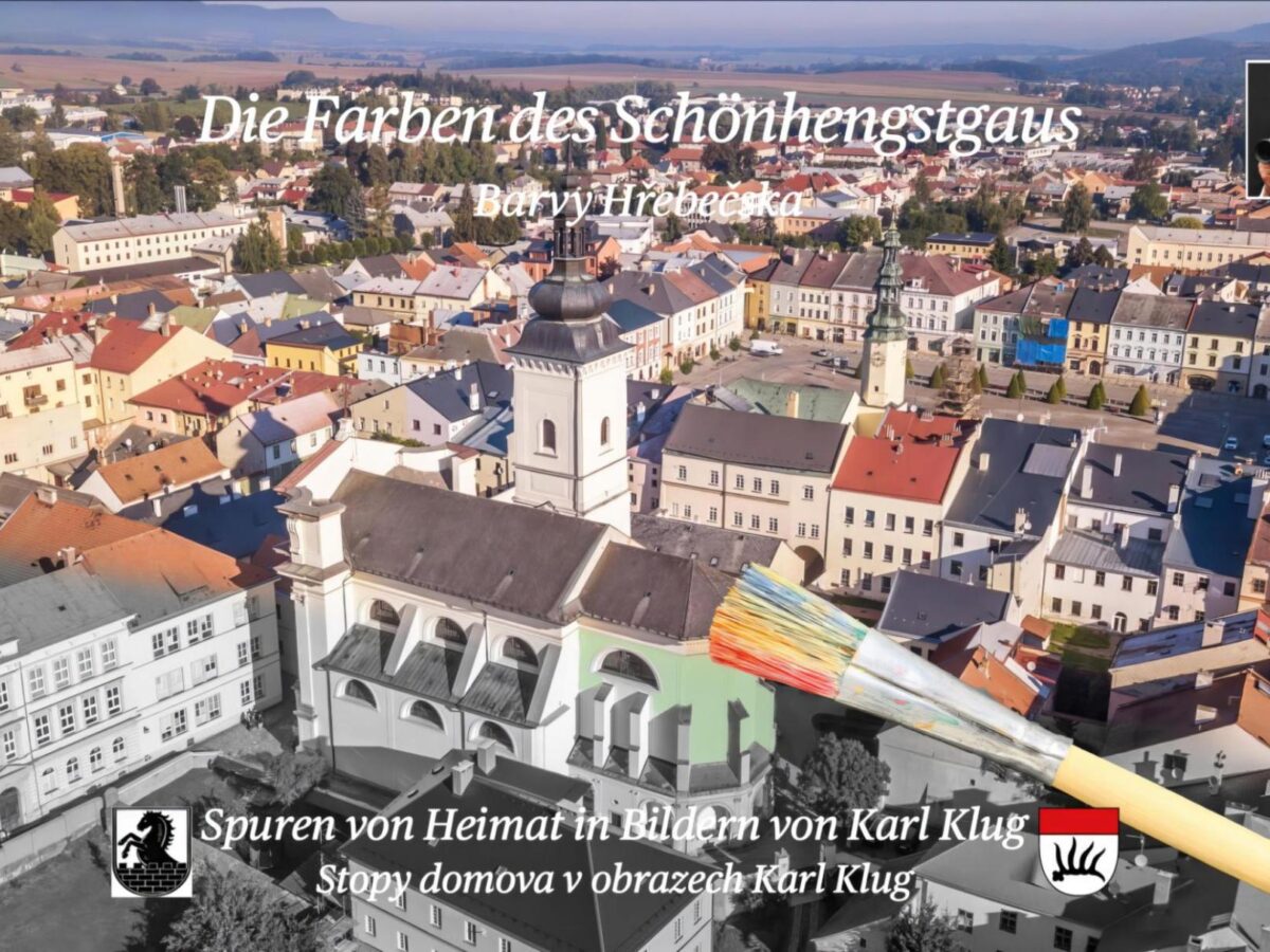 Karl Klugs Bildband „Die Farben des Schönhengstgaus“ kommt in einem besonderen Querformat daher. Foto: Schönhengster Heimatbund e. V.