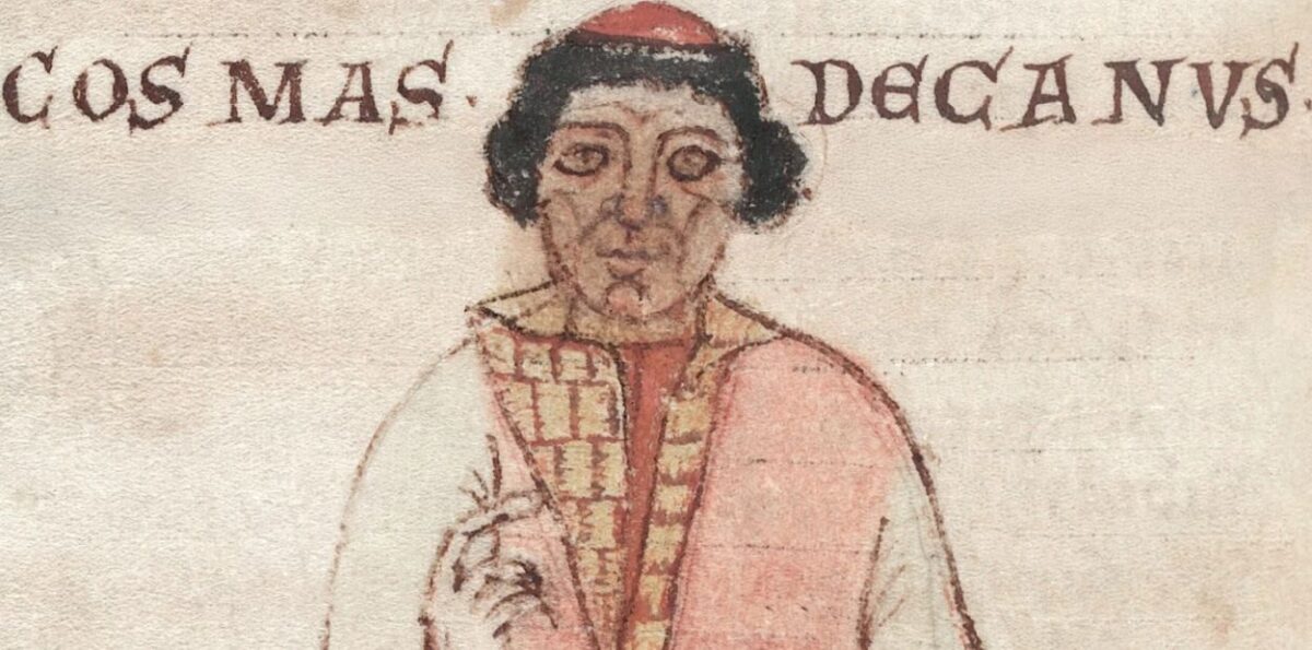 Cosmas-Abbildung aus der Leipziger Handschrift – ein historisches Unikat.