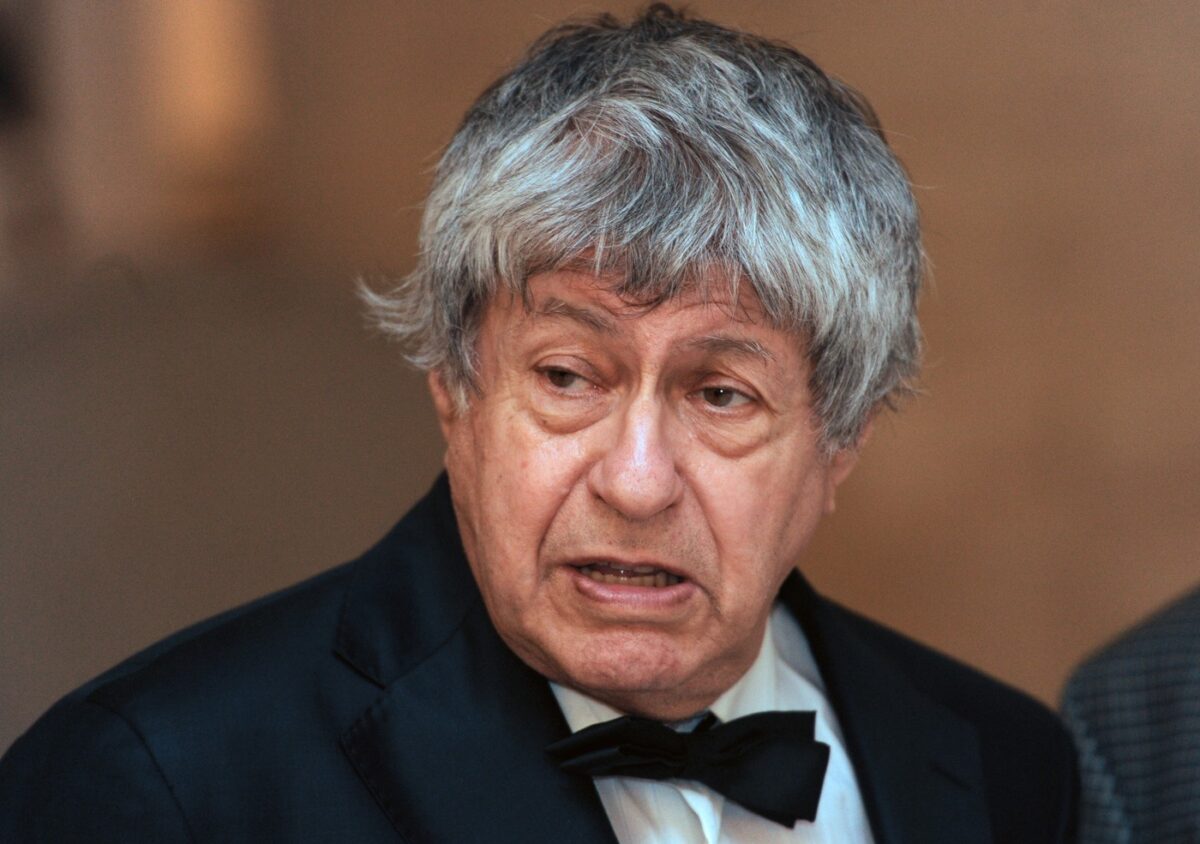 Ivan Klíma bei der Verleihung des Ferdinand-Peroutka-Preises 2013.