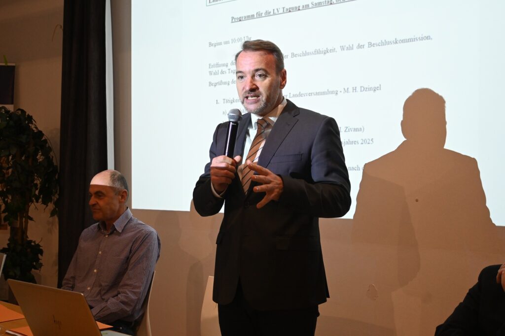 Martin Herbert Dzingel war seit 2010 Präsident der Landesversammlung. Geschäftsführer des Dachverbands der deutschen Minderheit in Tschechien bleibt er weiterhin.