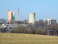 Die Steinkohlegrube Důl ČSM in Steinau (Stonava) in Mährisch-Schlesien.