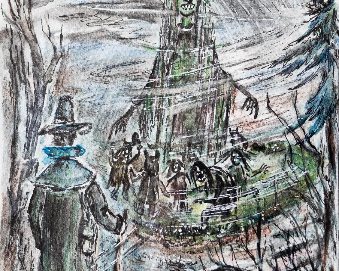 Des armen Mannes letzte Hoffnung: Die Moorfrau.