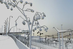 Der Lampenpark von Krištof Kintera wird schlussendlich über 400 Lampen aus mehr als 80 Ländern beherbergen.