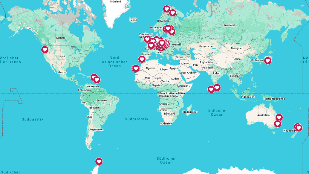 Karte aller angemeldeten Bürgerkundgebungen am SonntagQuelle: https://milionchvilek.cz/