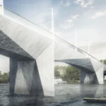 So soll die neue Dvorecký-Brücke in Prag final aussehen.